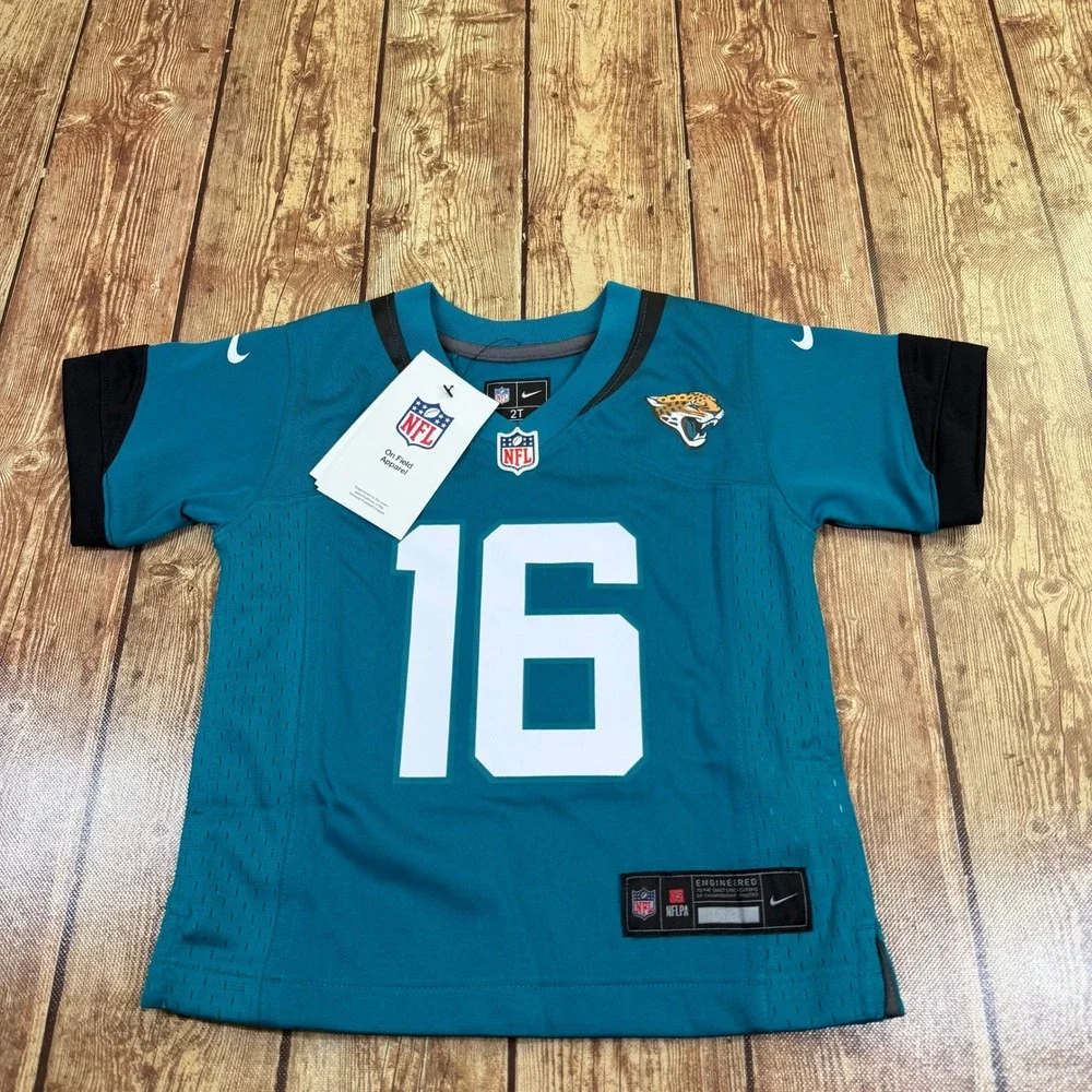 Nike Trevor Lawrence Jacksonville Jaguars Jersey Kids 2T Teal Football Sports
